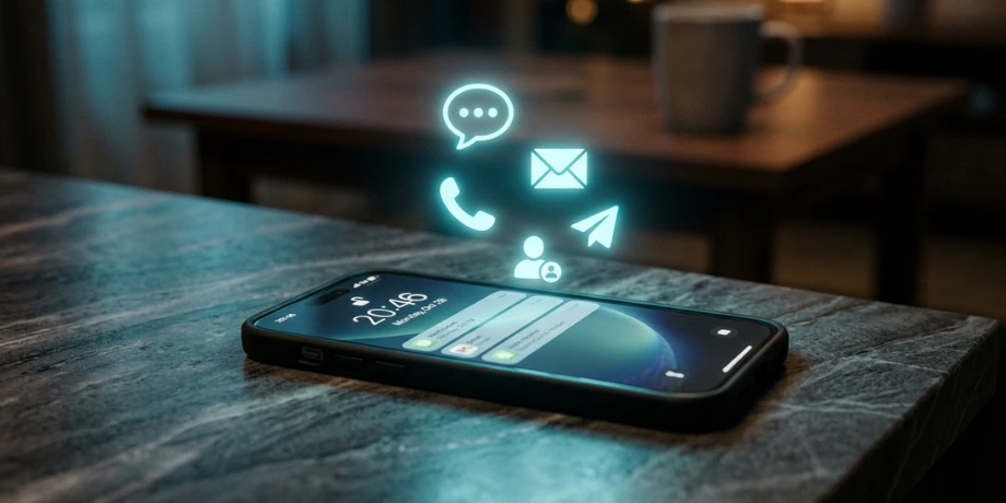 صورة تحتوي على وسائل للتواصل 