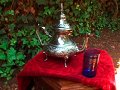إبريق (برّاد) وفنجان للشاي المغربي